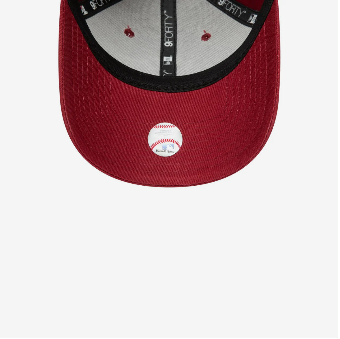 Cappellino 9FORTY Regolabile New York Yankees Essential bordeaux