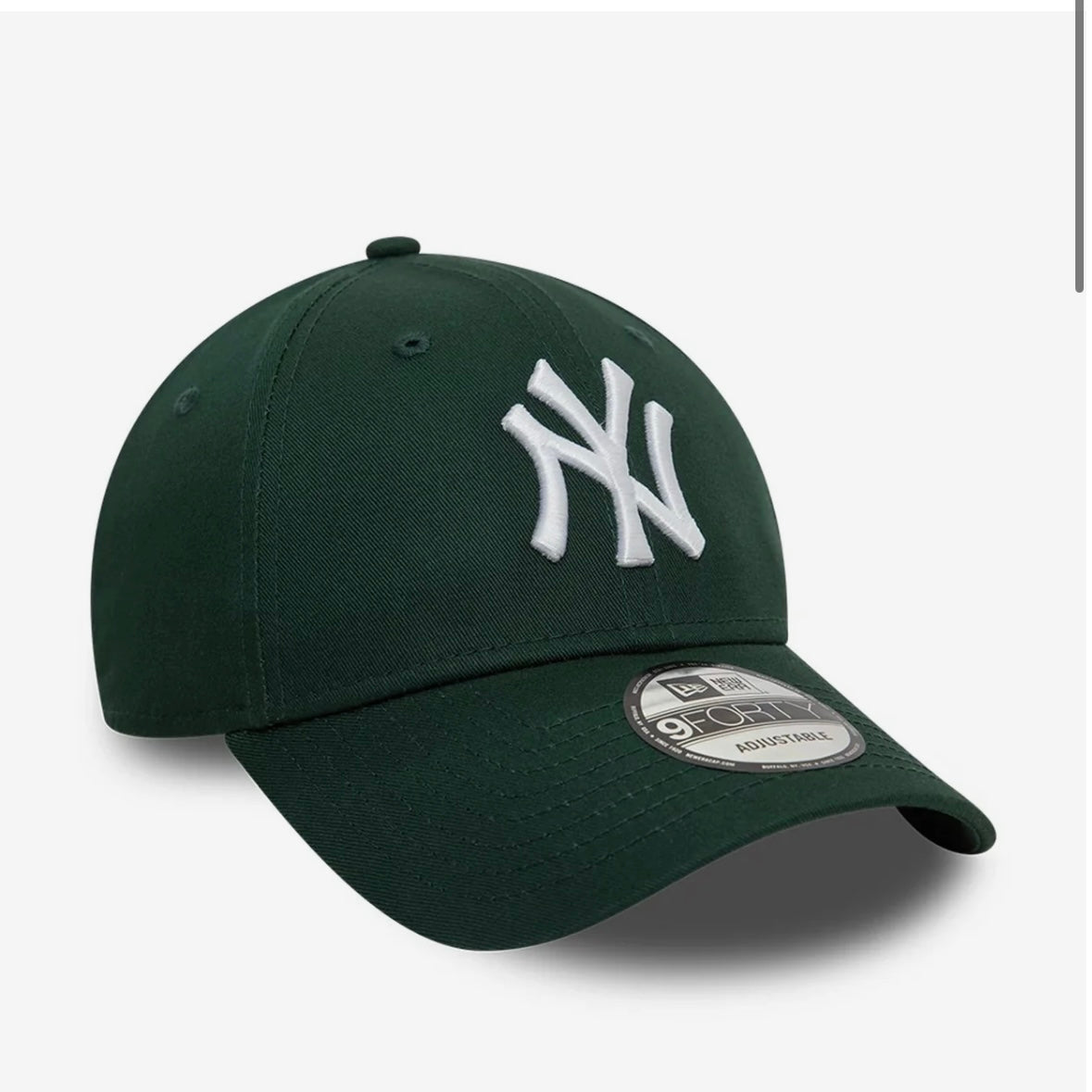 New Era New York Yankees League Essential Dark Green 9FORTY Adjustable Cap