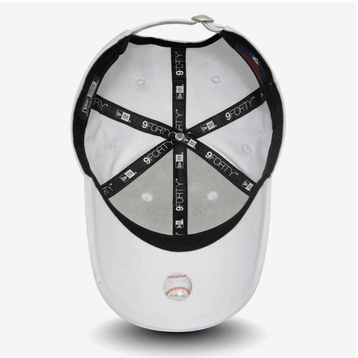 New York Yankees Essential Womens White 9FORTY Cap